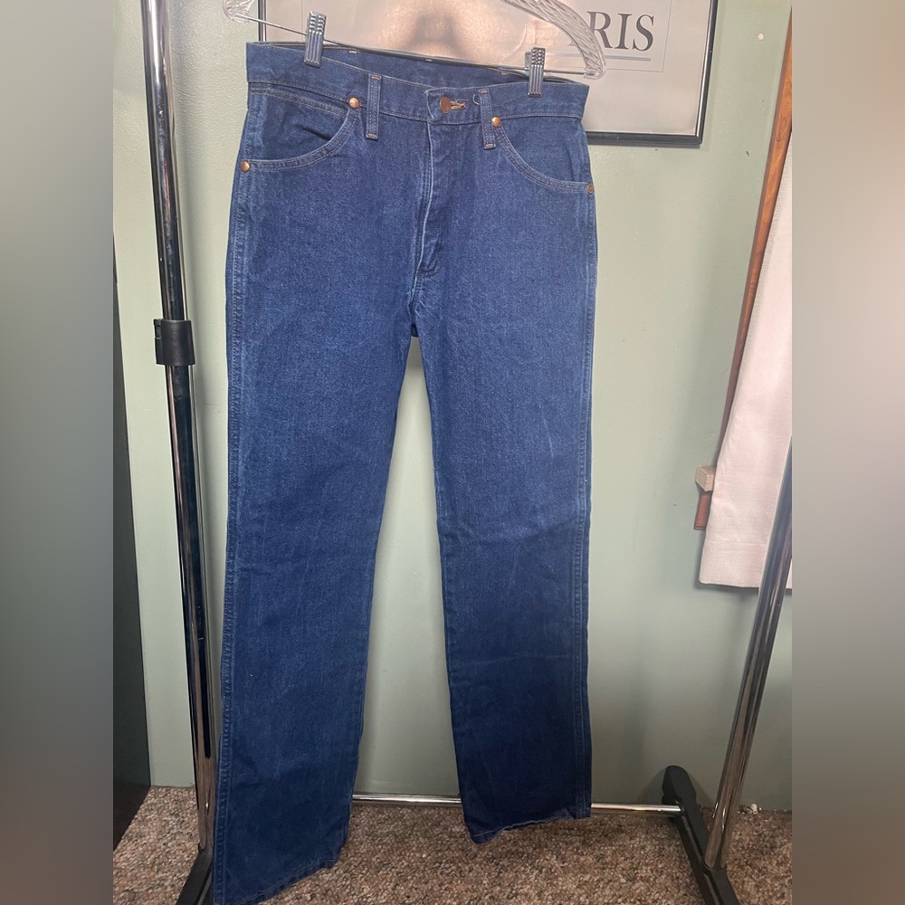 Classic heavy duty straight leg wrangler jeans